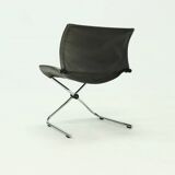 Leather Lounge Chair by Simon Desanta for COR Germany 1980s
