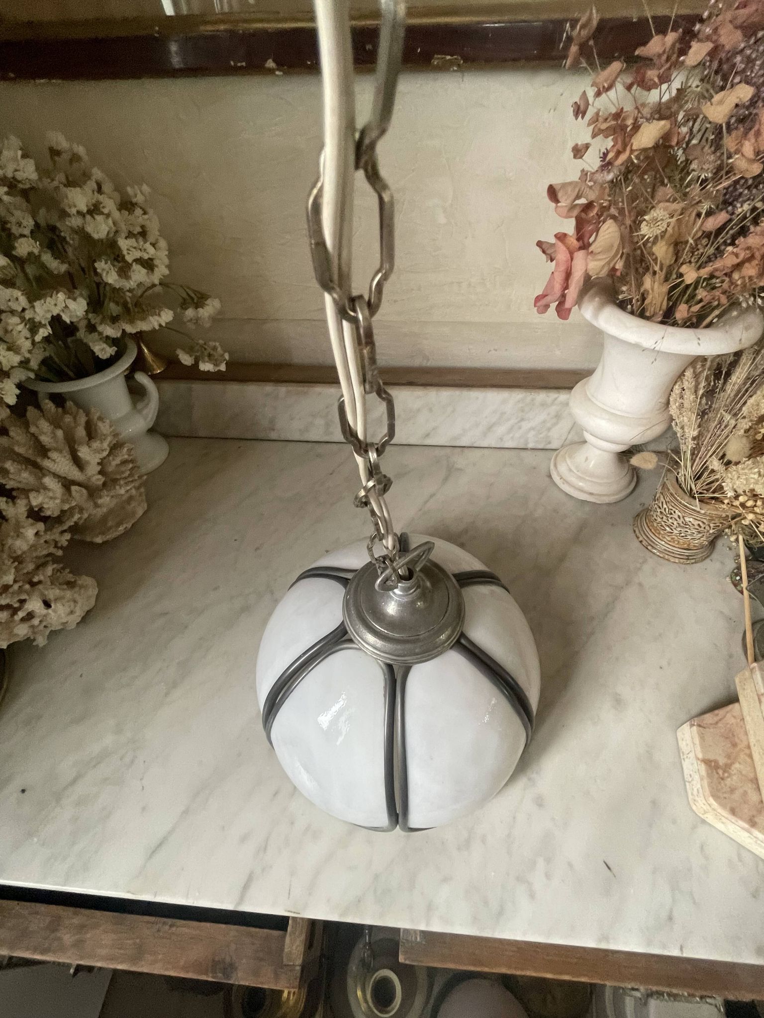 Vintage style Tiffany suspension
