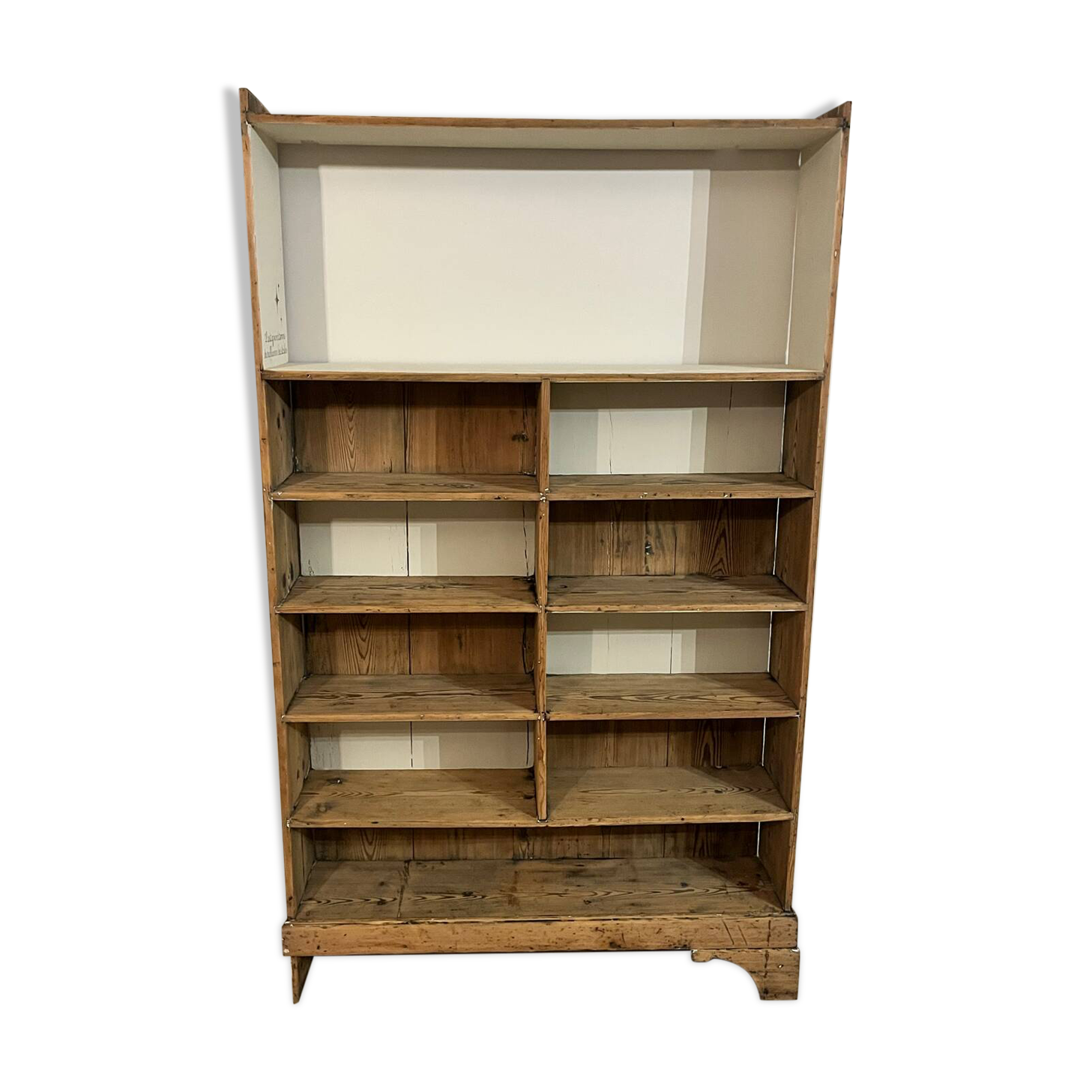 Antique pharmacy shelf