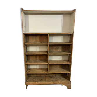 Antique pharmacy shelf