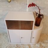 Rounded cabinet vintage beige
