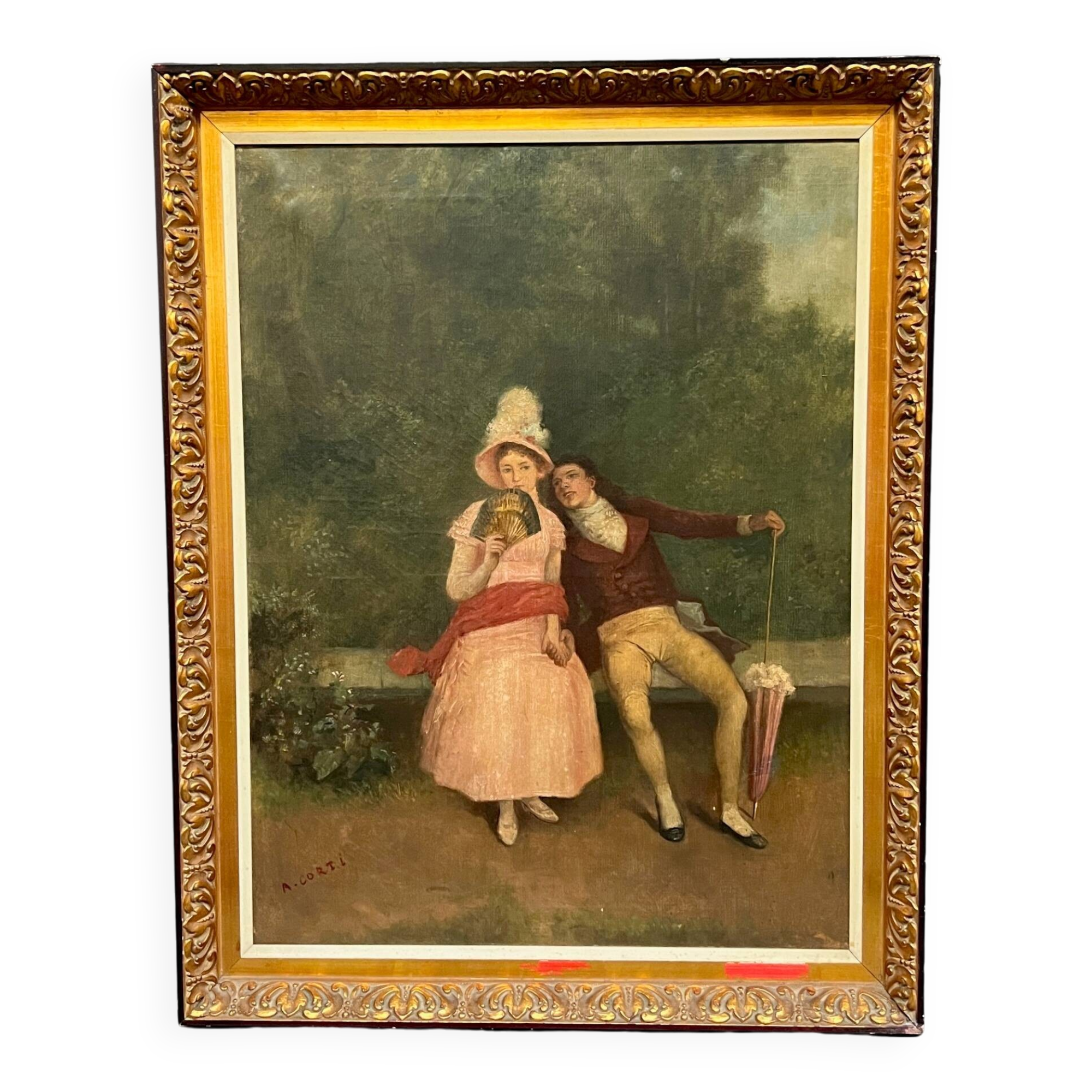 A. Corti. Gallant scene.