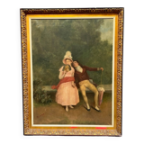 A. Corti. Scène galante.