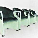 Four armchairs marked Tronetto by Luigi Origlia
