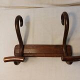 Baumann wall coat rack in curved wood - Hat rack - 1920s