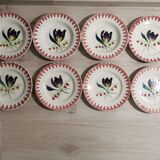 Old flowered plates, Moulin des loups
