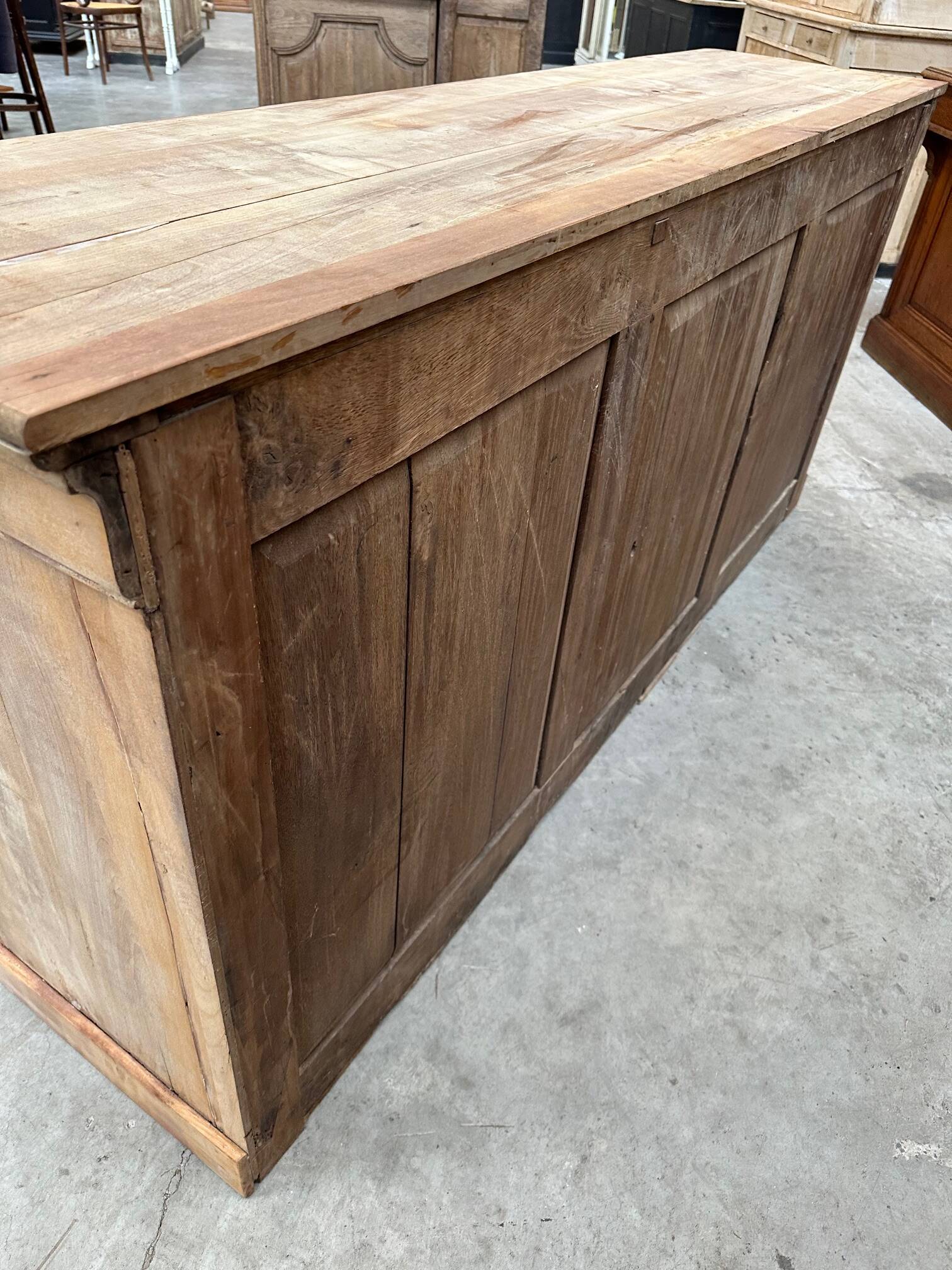 3-door cherry wood sideboard