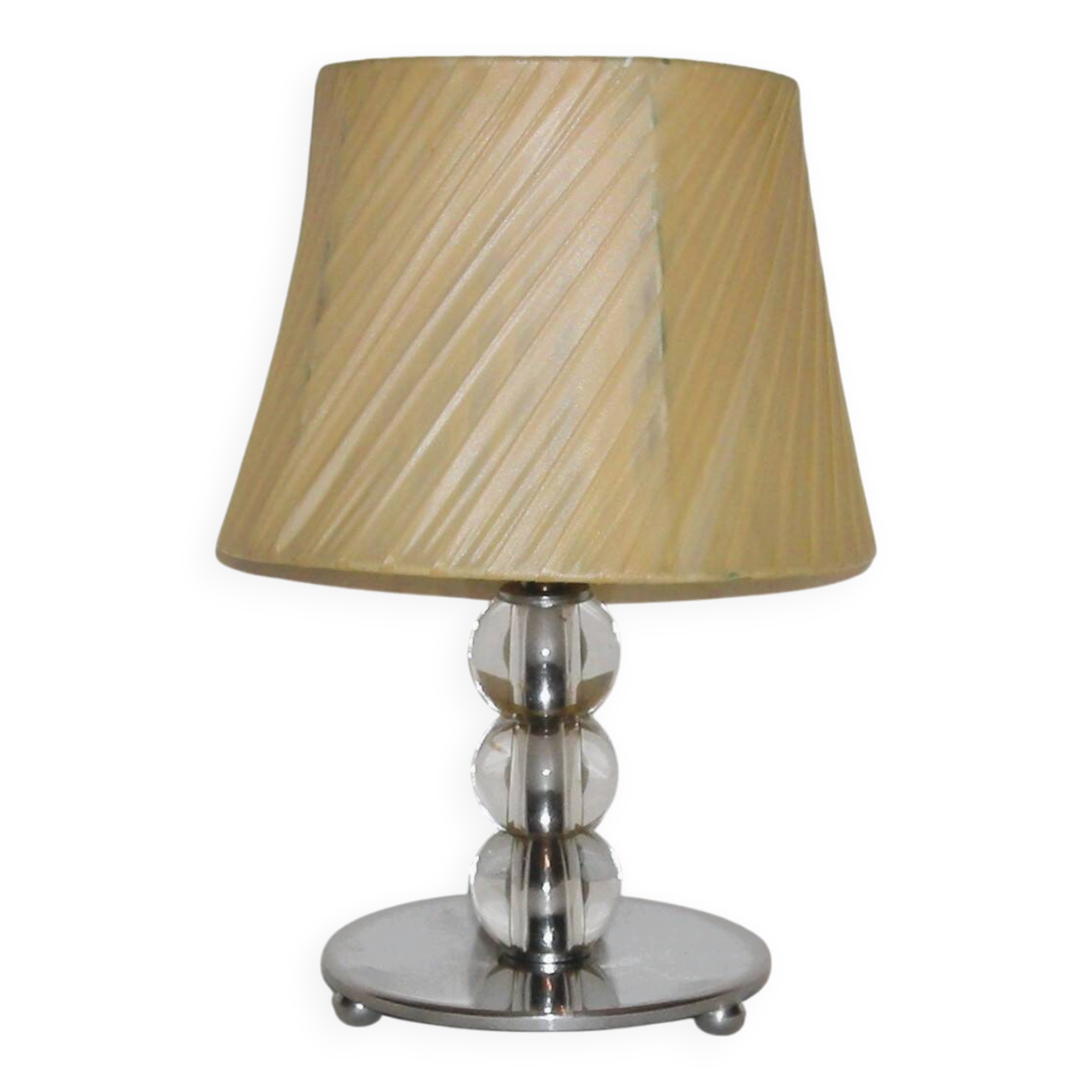 Tripod crystal ball lamp - Crista Lux - Art Deco from the 1930s