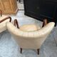 Pair of 60s cocktail armchairs