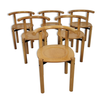 6 chairs 80s Lbke