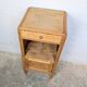 Art Deco bedside table in pine