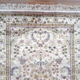 Tapis Cachemire soie fait main 151x92cm
