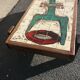Coffee table ceramic and mahogany by Dan in Vallauris to 1950/60