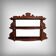 Mahogany Wall Shelf, Louis-Philippe Period – Mid-19th Century