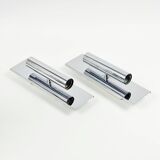 Pair Of Mid Century Sputnik Chrome Wall Lamps From Doria, Germany, 1970s