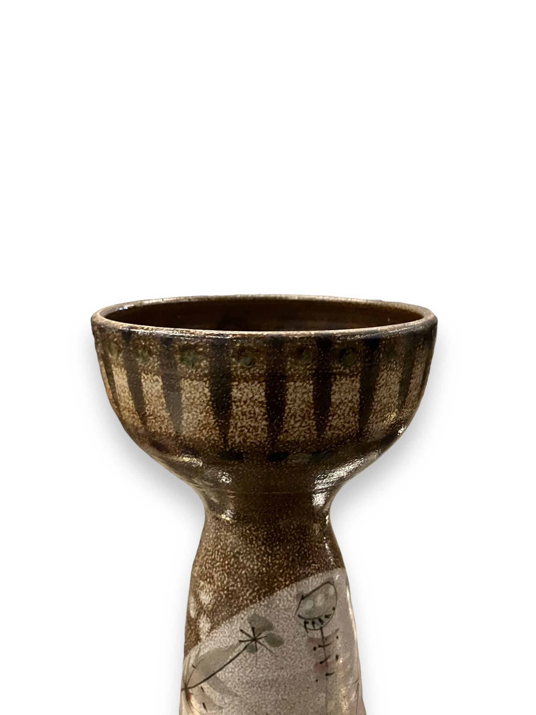 Stoneware vase by andré l'helguen for keraluc
