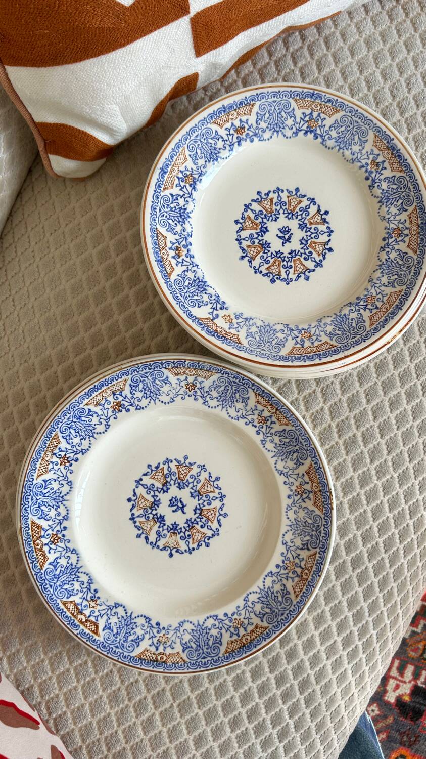 10 Longwy Rouennais iron earth plates