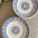 10 assiettes terre de fer Longwy Rouennais