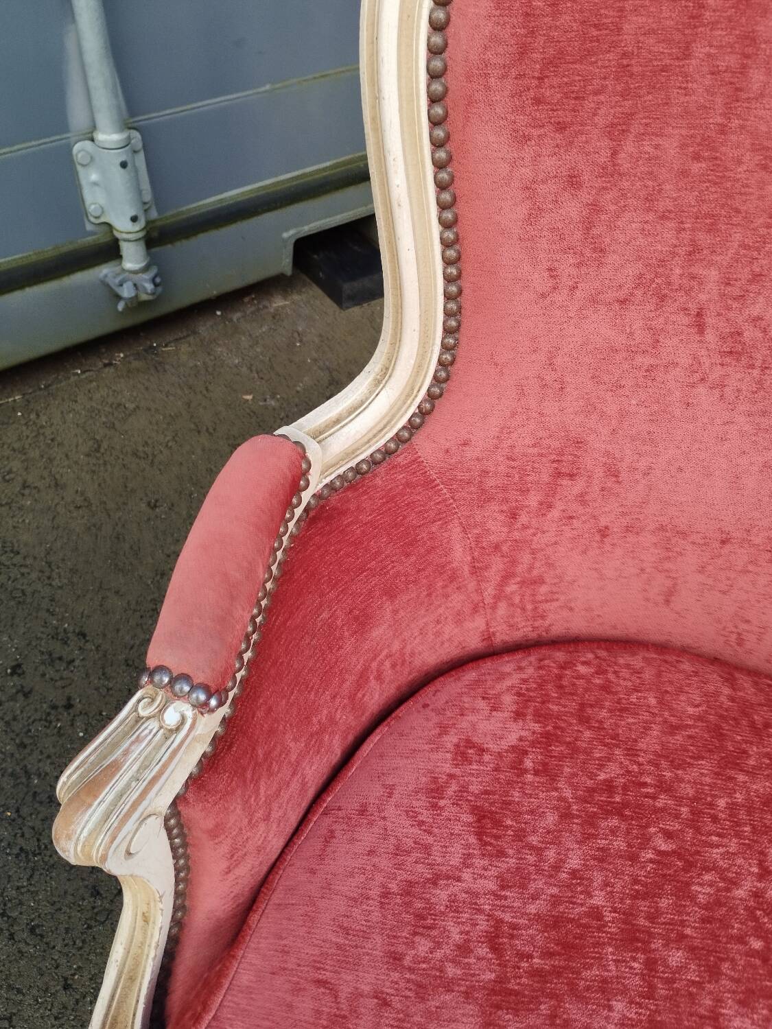 Pair of old Louis XV style armchairs