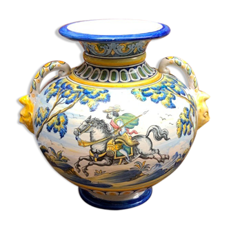 Vase, Spanish majolique Niveiro
