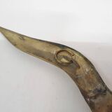 Set of three brass wall objects - birds, The Netherlands, 1960's