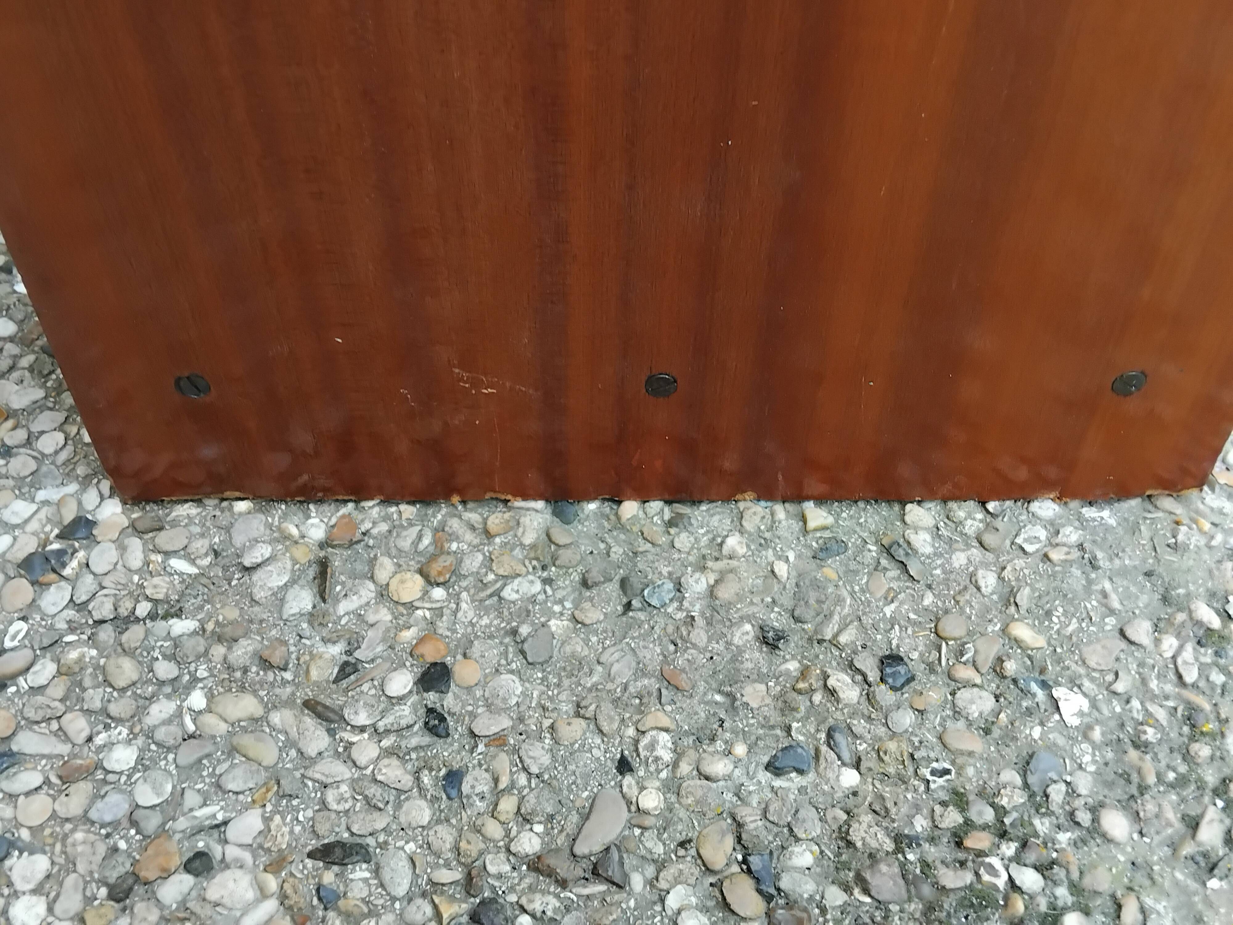 Vintage Scandinavian-style teak bookcase