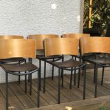 Lila hunter, XO, Philippe Starck (set of 6)