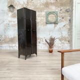 Industrial metal locker room