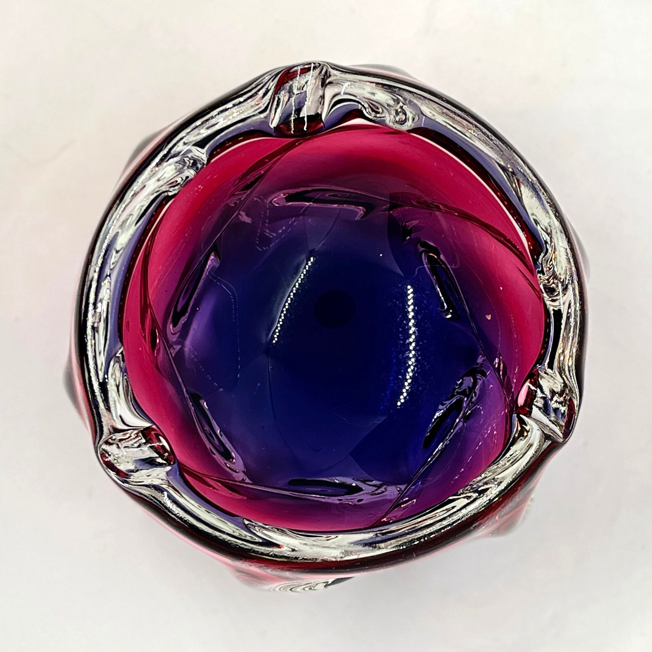 Ashtray designed by J. Hospodka Chribska Sklarna,Czechoslovakia, 1960s