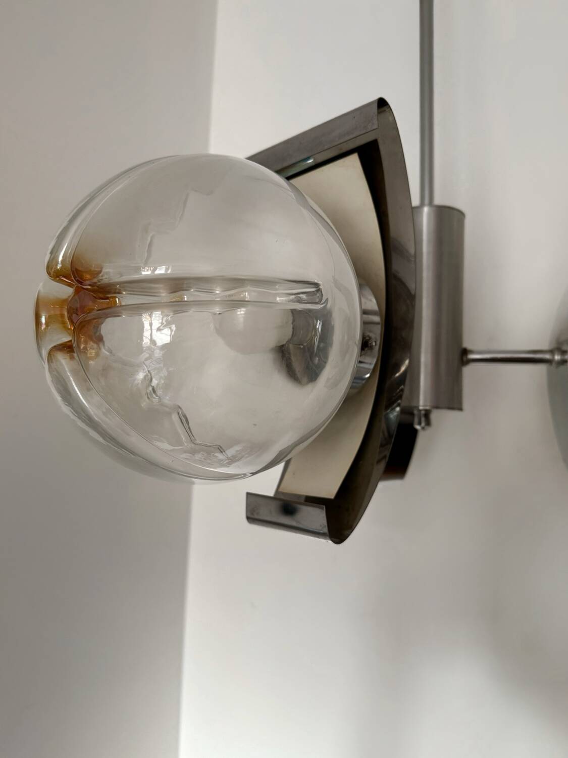 Lustre design Space Age style Mazzega années 70