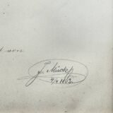 F. Mucke, pencil drawing of feet, 1802, pencil and paper