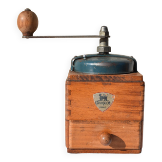 Peugeot frères coffee grinder green gray