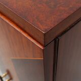 Unique Art Deco cabinet with veneer wood inlay, France 1920s