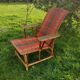 Rattan recliner