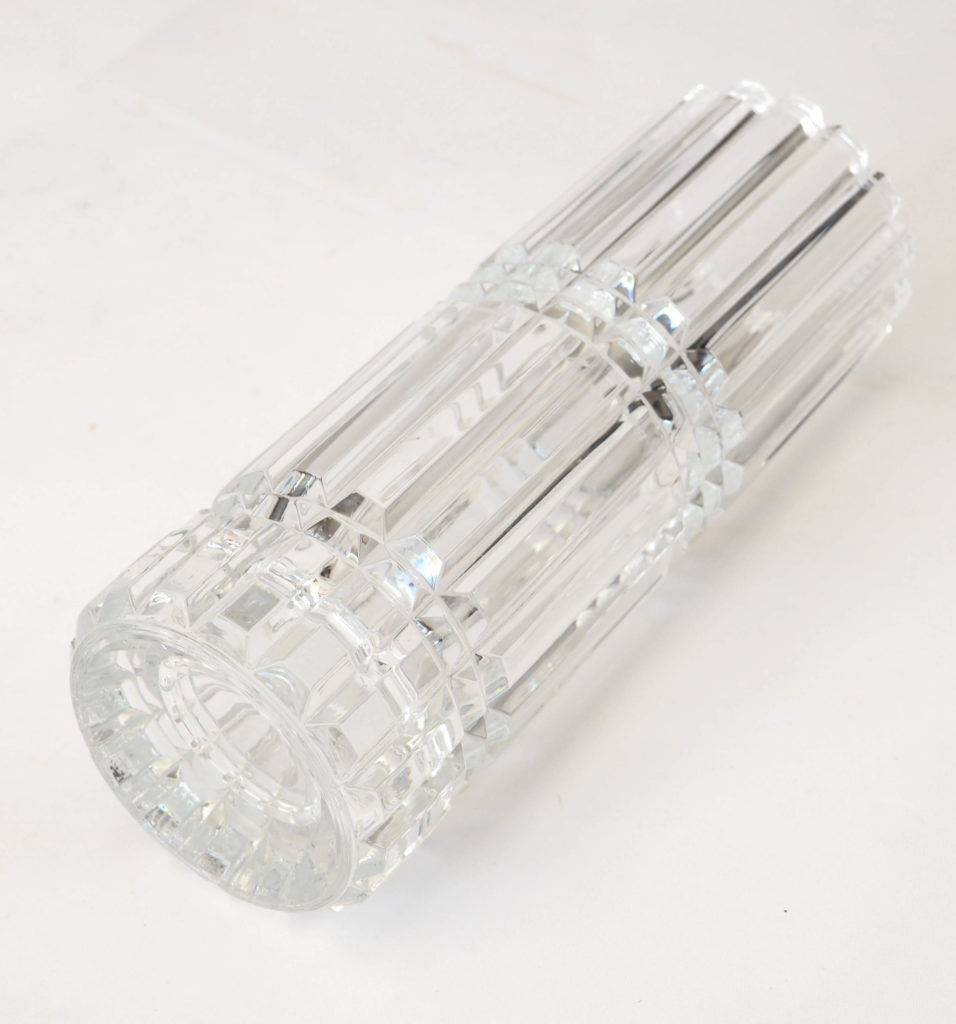 Vase cristal tube