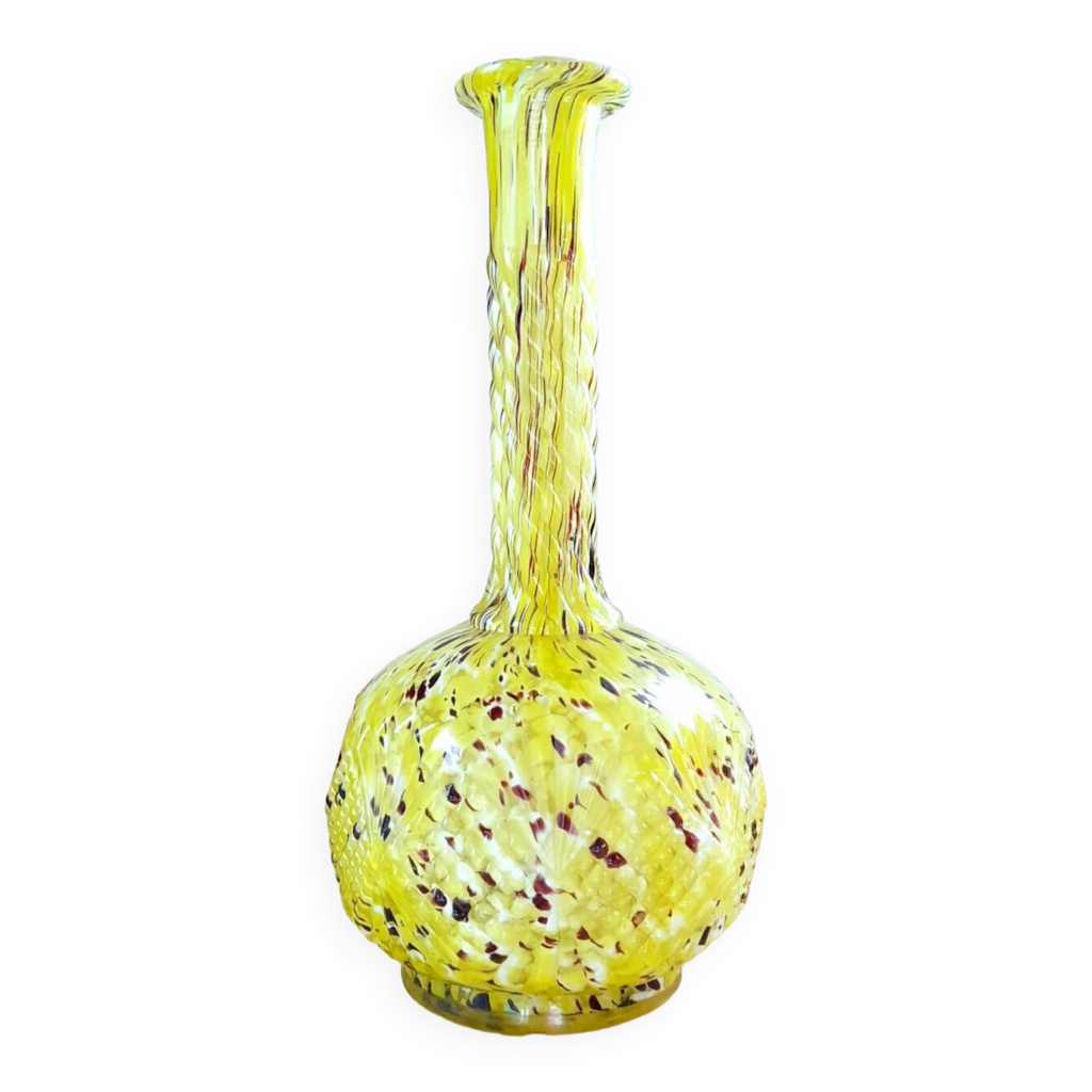 Vase en verre de clichy Selency