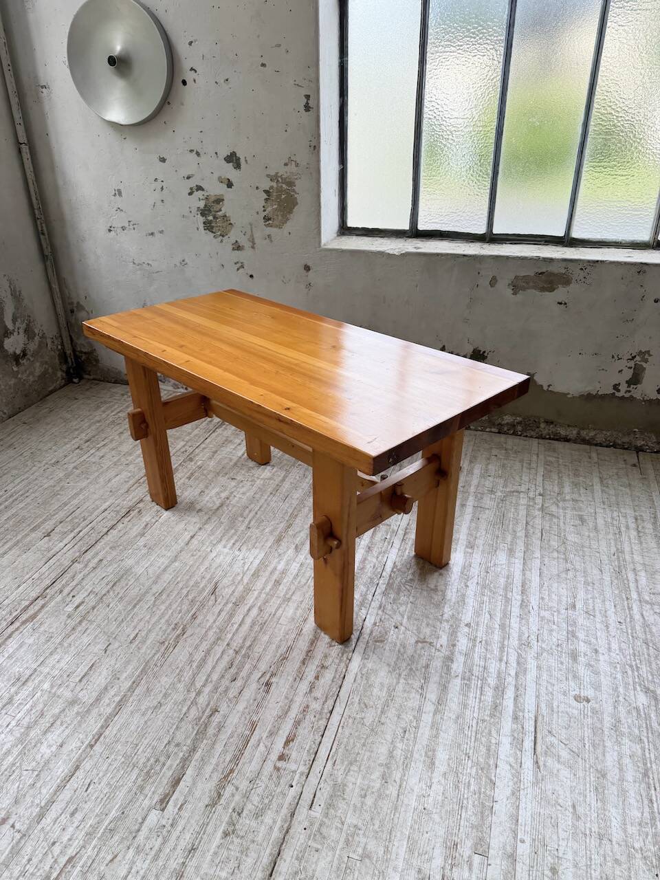 Farmhouse table, mountain furniture from the 50s