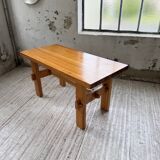 Farmhouse table, mountain furniture from the 50s