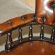 Victorian Captain Chesterfield Armchair in Restored Leather