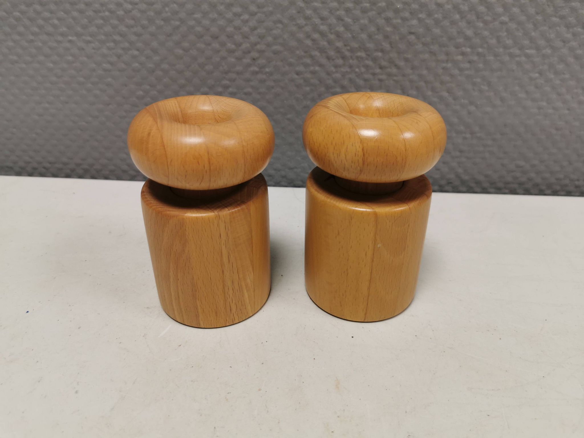 Rare Salt and pepper set designed by R. Nissen Denmark 1960-70s