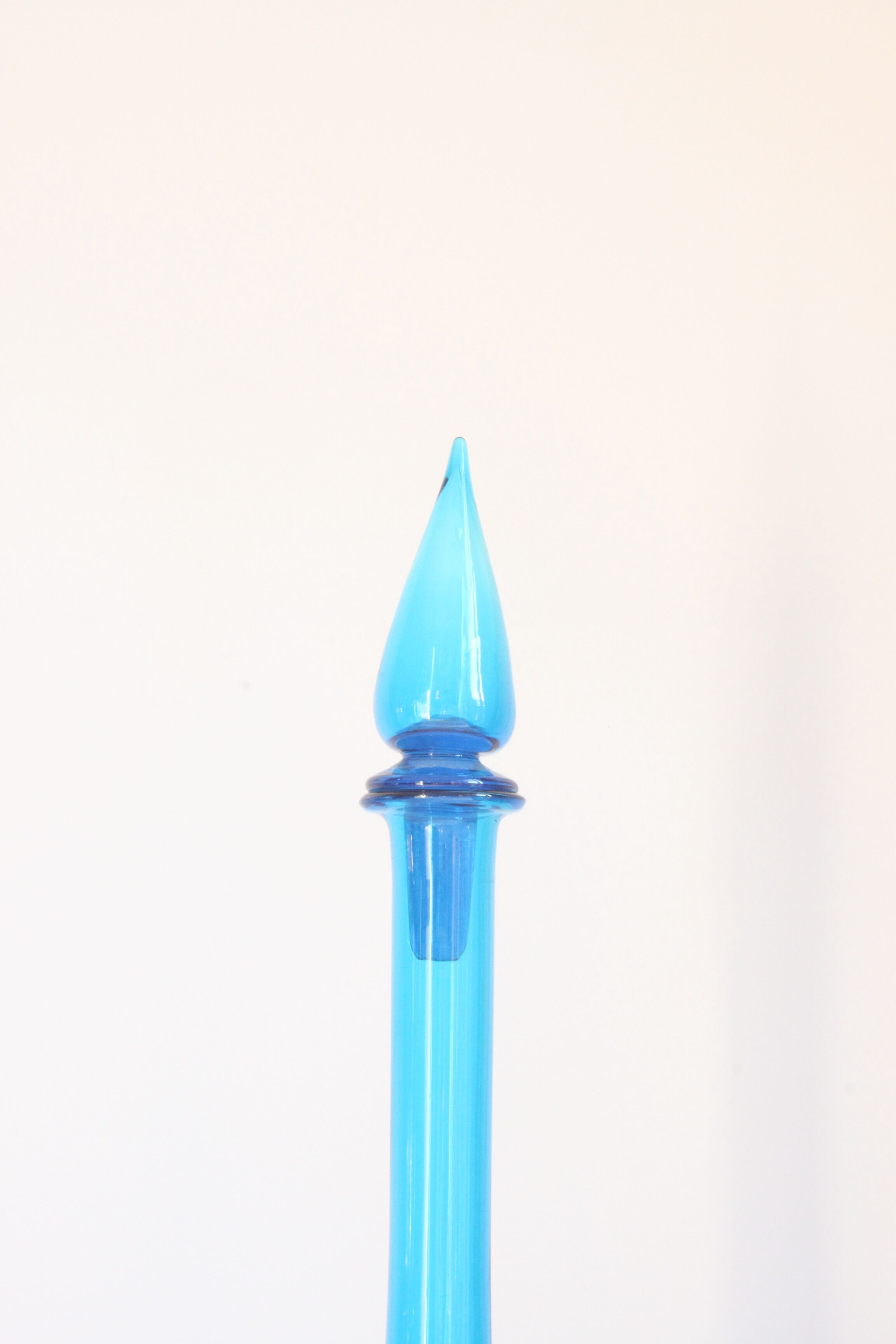 Blue genie bottle, Empoli, Tuscany 1960