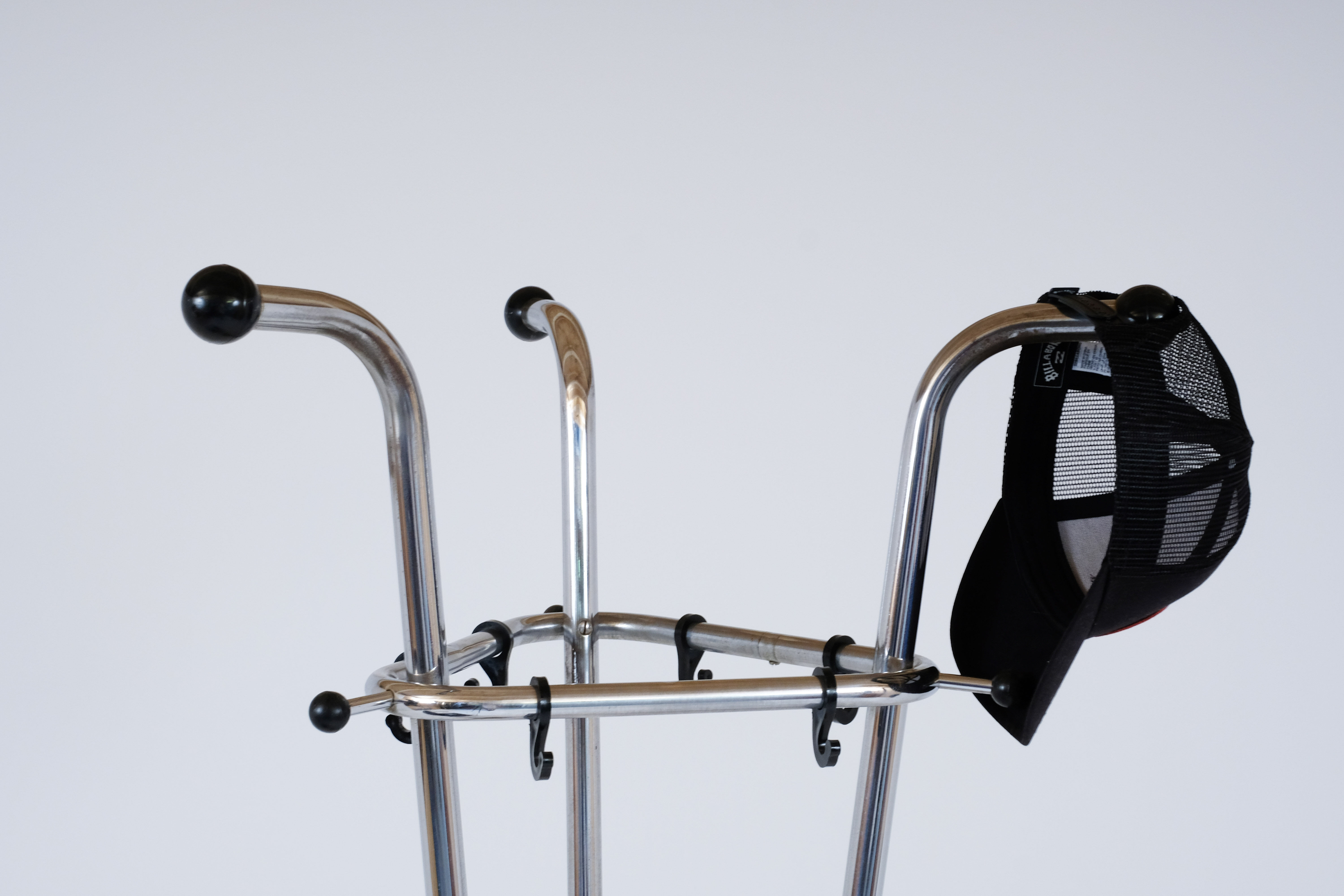 40s chrome tube coat holder