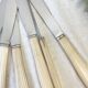 6 vintage Bakelite ivory knives France