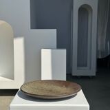 Indonesian green ceramic dish D:26.5