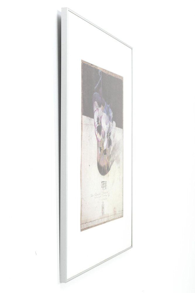 Horst Janssen, Nature morte florale, Aluminium