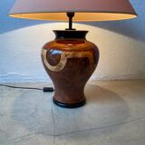 Lancel Paris ceramic living room lamp, 1980s / made in Italy