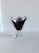 Handmade vintage Murano glass vase in mid-century modern style