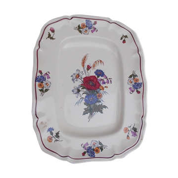 Rectangular plate 33.5 x 26.5 Sarreguemines Agreste models