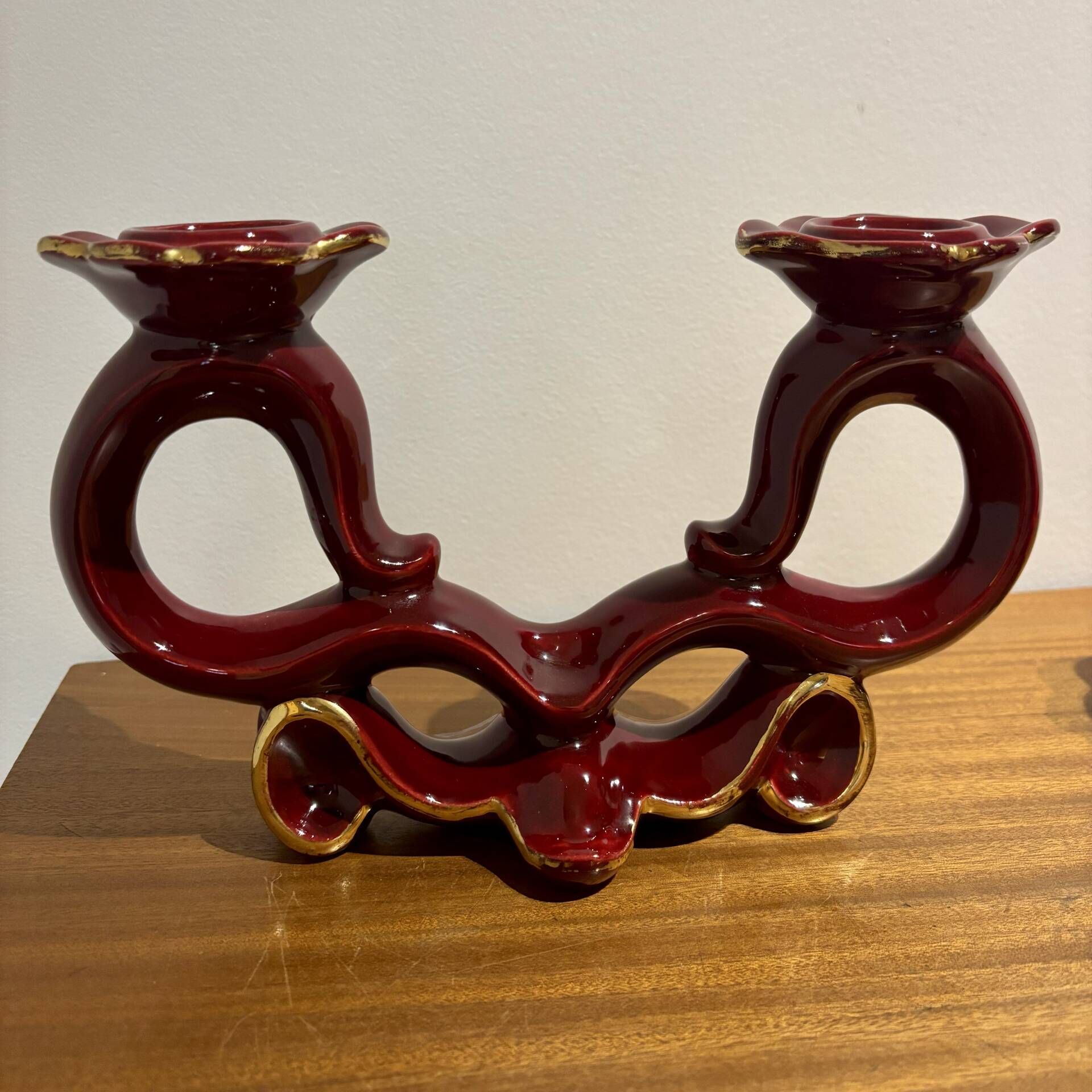 Pair of ceramic boudoirs S.R Bonome