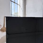 XXL industrial sideboard with glass doors